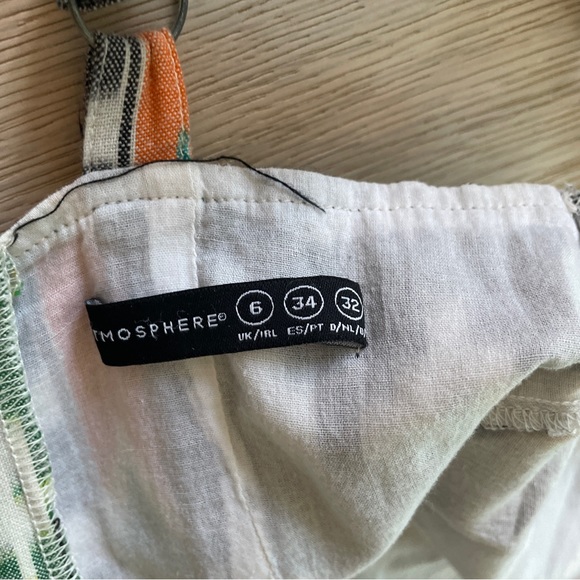 Atmosphere Patterned Cotton Strap Dress - XS (UK size 6) - Picture 4 of 13